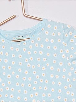 T-shirt em malha jersey com estampado - Kiabi