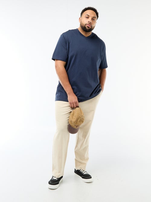 T-shirt em malha jersey de manga curta - Kiabi