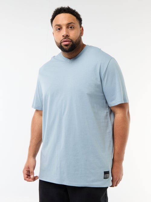 T-shirt em malha jersey de manga curta - Kiabi