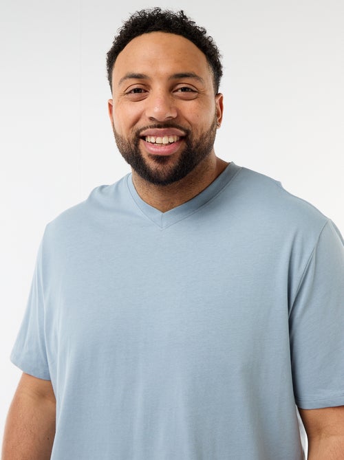 T-shirt em malha jersey de manga curta - Kiabi