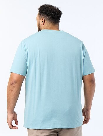 T-shirt em malha jersey de manga curta