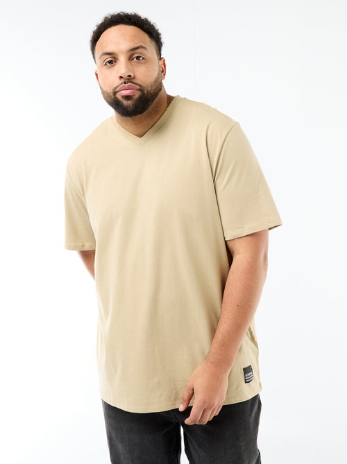 T-shirt em malha jersey de manga curta - Kiabi