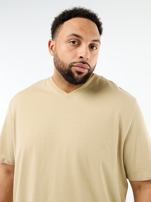 T-shirt em malha jersey de manga curta - Kiabi