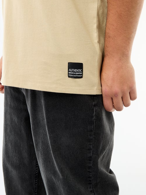 T-shirt em malha jersey de manga curta - Kiabi