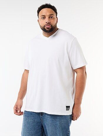 T-shirt em malha jersey de manga curta