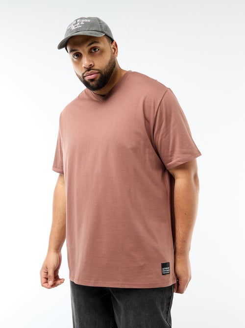 T-shirt em malha jersey de manga curta - Kiabi