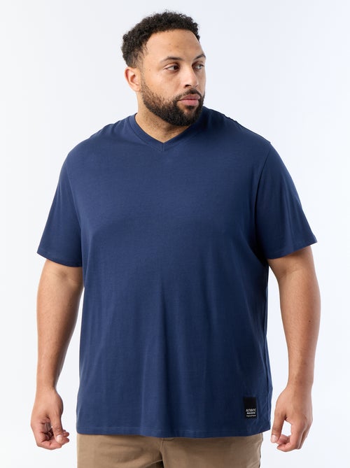 T-shirt em malha jersey de manga curta - Kiabi