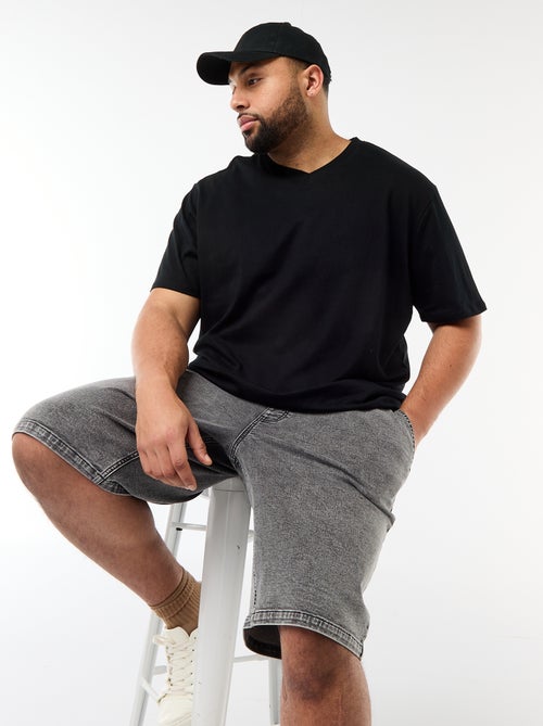 T-shirt em malha jersey de manga curta - Kiabi