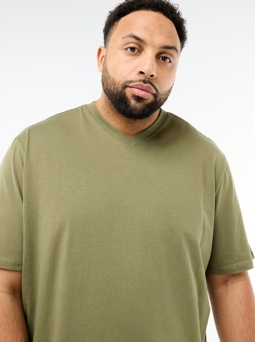 T-shirt em malha jersey de manga curta - Kiabi