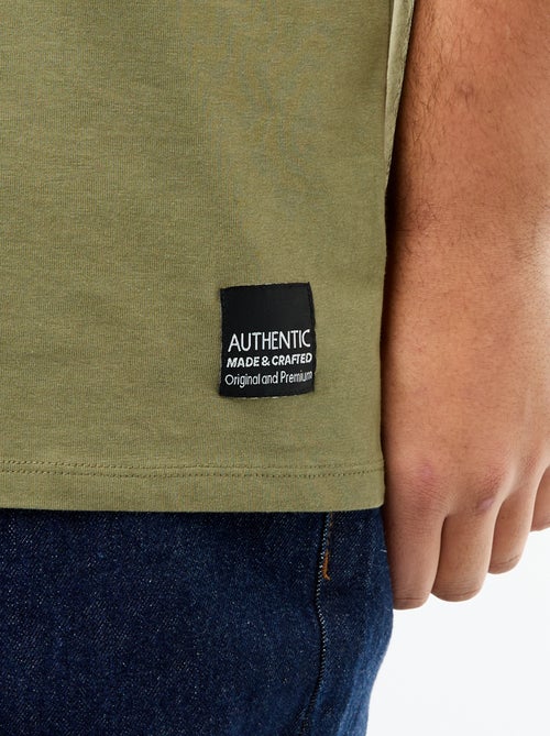 T-shirt em malha jersey de manga curta - Kiabi