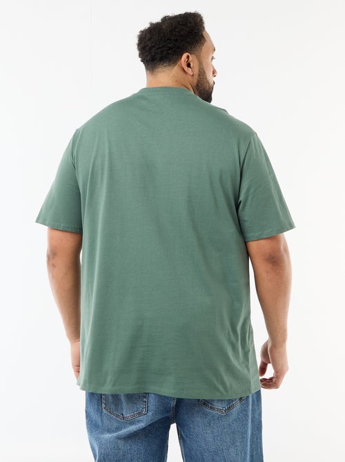 T-shirt em malha jersey de manga curta - Kiabi