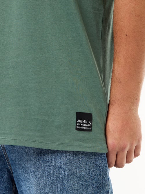 T-shirt em malha jersey de manga curta - Kiabi