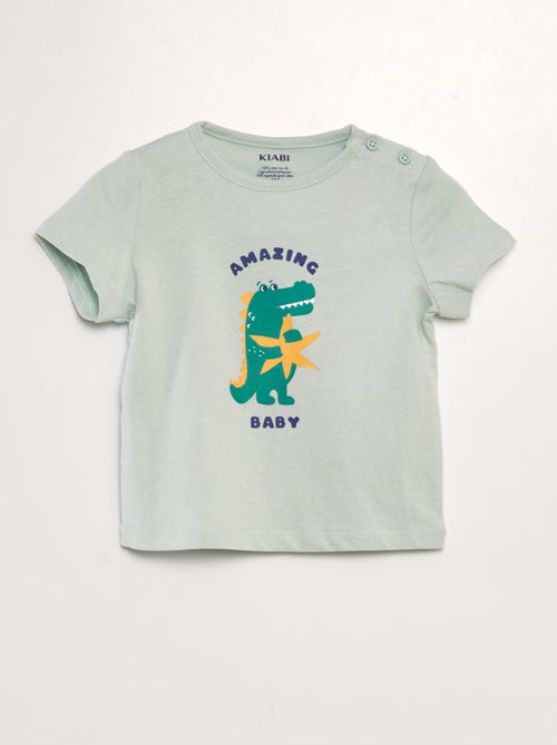 T-shirt em malha jersey 'Dia da Mãe' - Kiabi