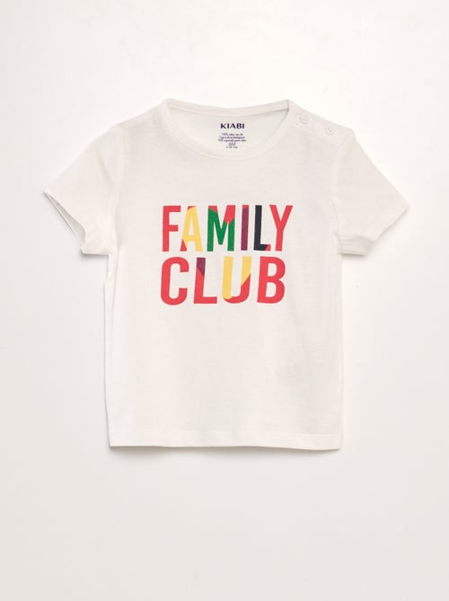 T-shirt em malha jersey 'Dia da Mãe' - Kiabi