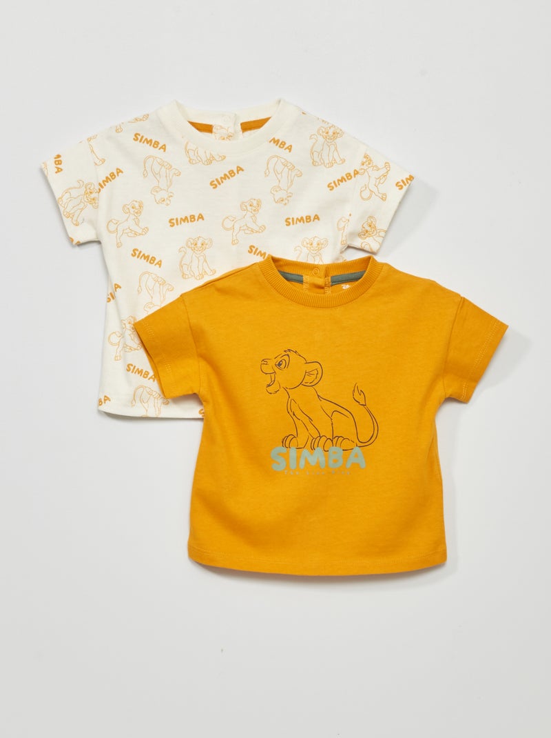 T-shirt em malha jersey 'Disney' AMARELO - Kiabi