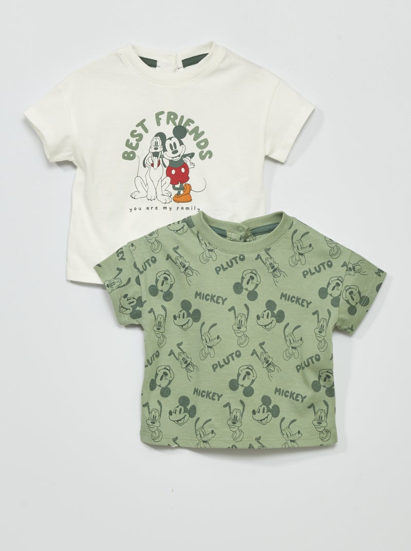 T-shirt em malha jersey 'Disney' BRANCO - Kiabi