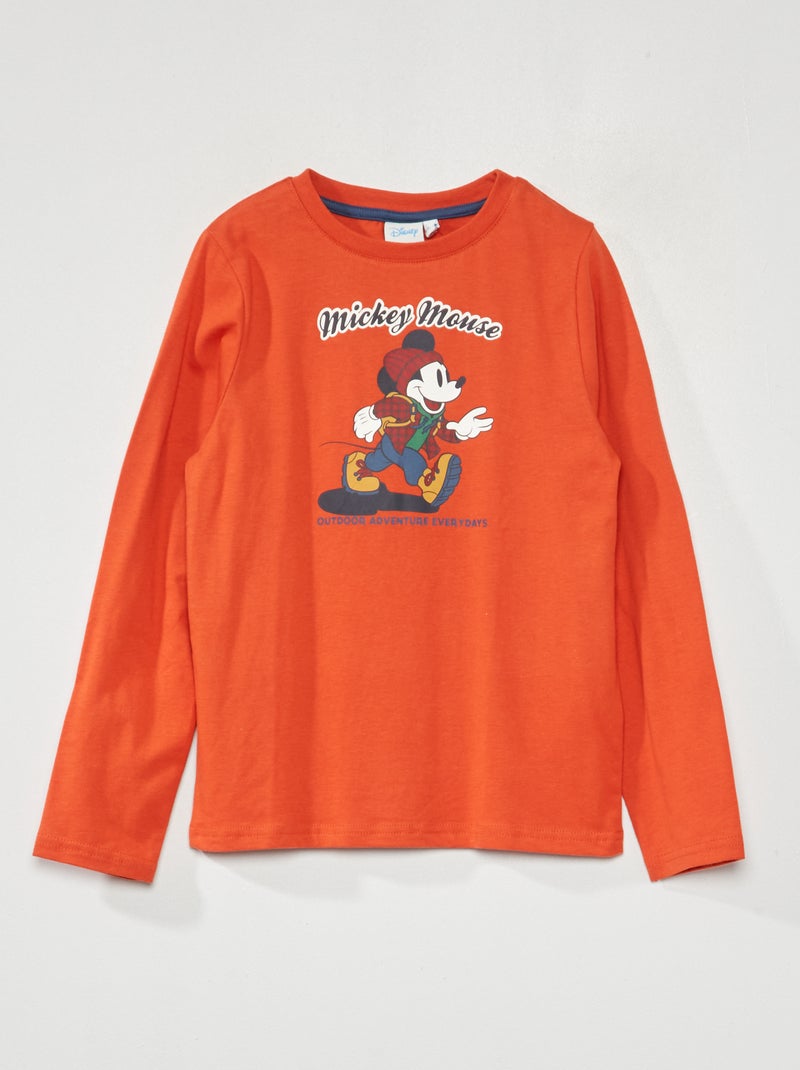 T-shirt em malha jersey 'Disney' LARANJA - Kiabi