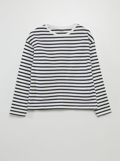 T-shirt em malha jersey grossa - Tough Cotton¿ - Kiabi