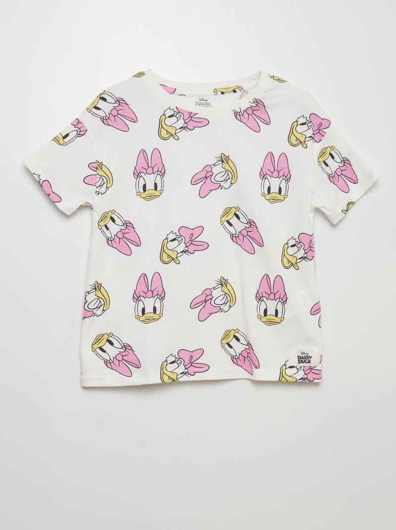 T-shirt em malha jersey 'Margarida' da 'Disney' BRANCO - Kiabi