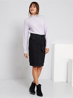 T-shirt em malha peluche - Kiabi