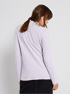 T-shirt em malha peluche - Kiabi