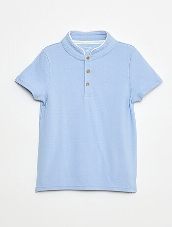 T-shirt em malha piqué