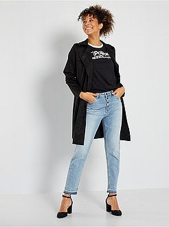 T-shirt em malha 'Polaroid' - Kiabi