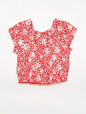 T-shirt em malha stretch