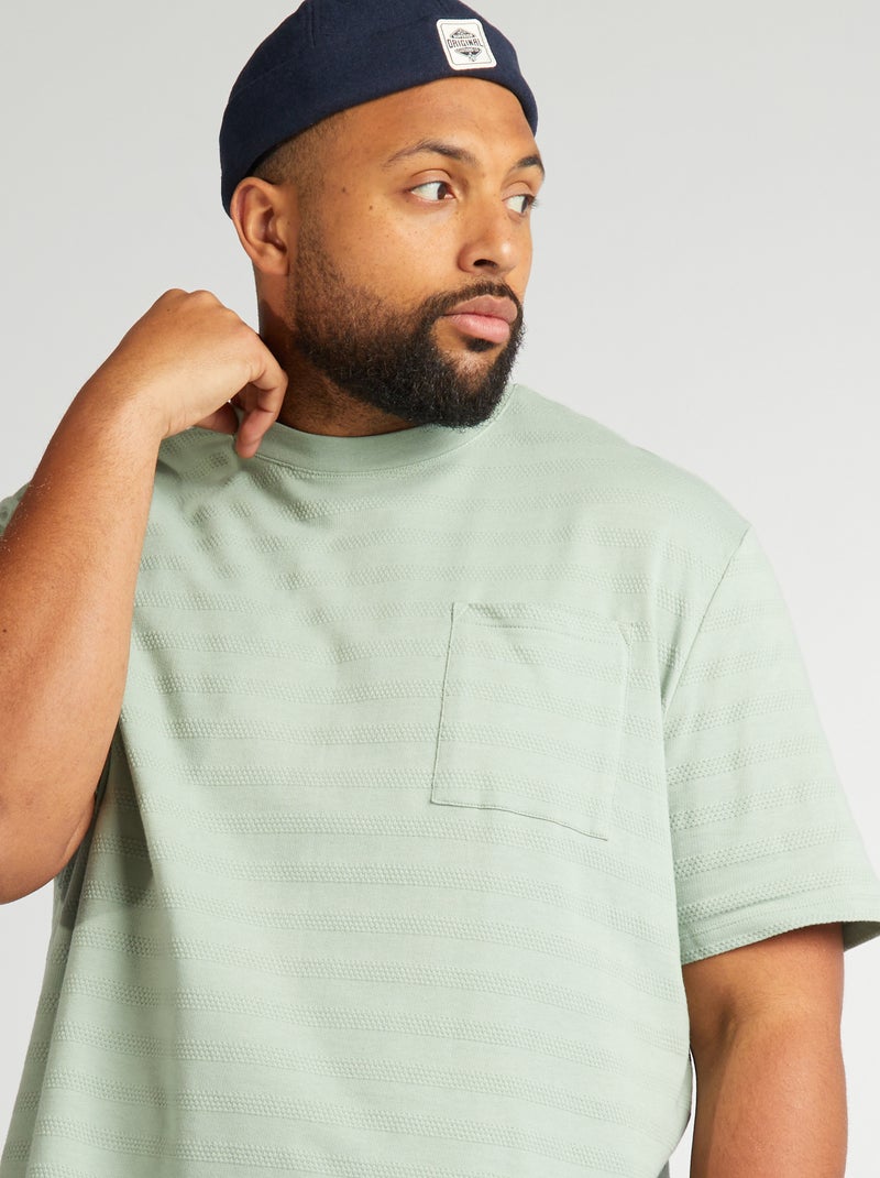 T-shirt em material de fantasia VERDE - Kiabi
