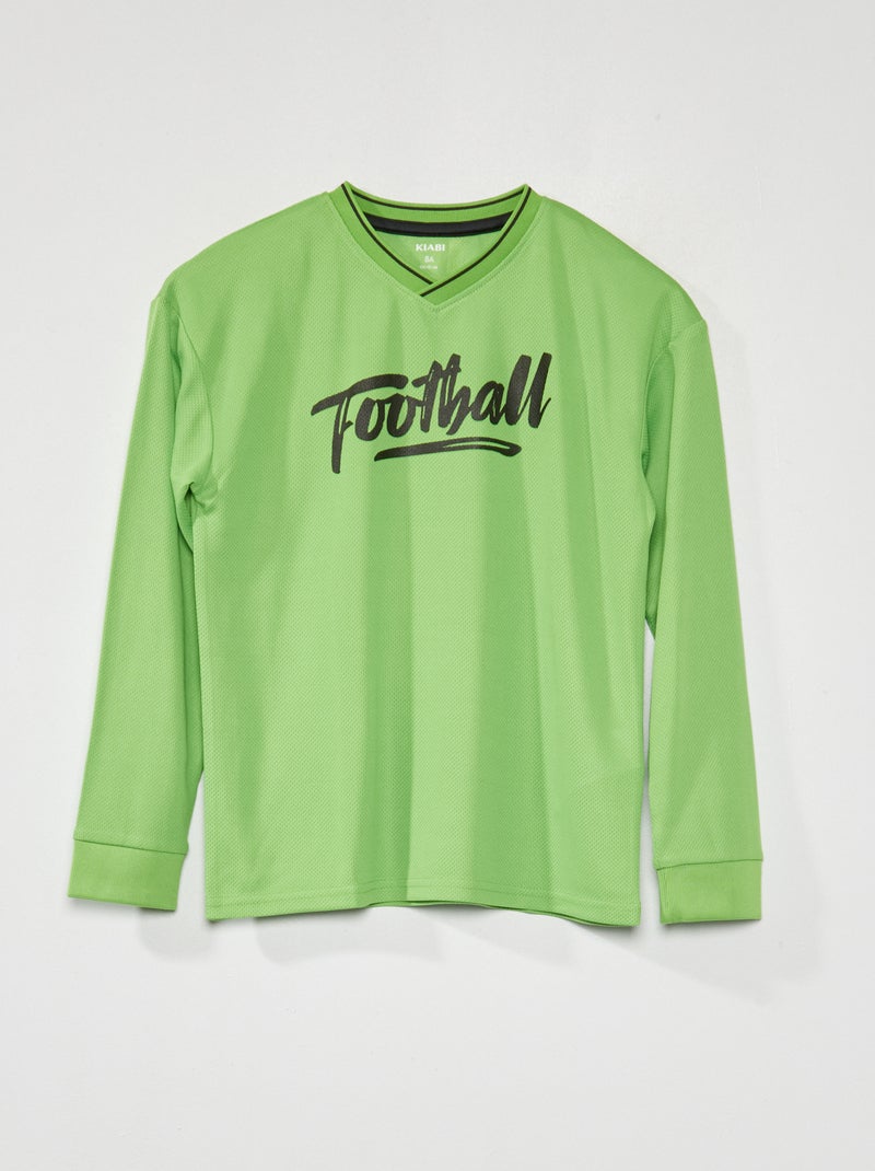 T-shirt em microfibra VERDE - Kiabi