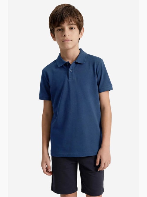 T-shirt em mistura de algodão tommy - Kiabi