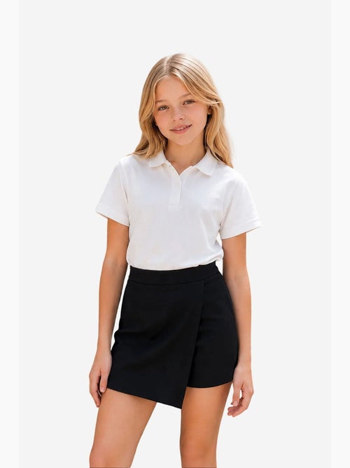 T-shirt em mistura de algodão tommy - Kiabi