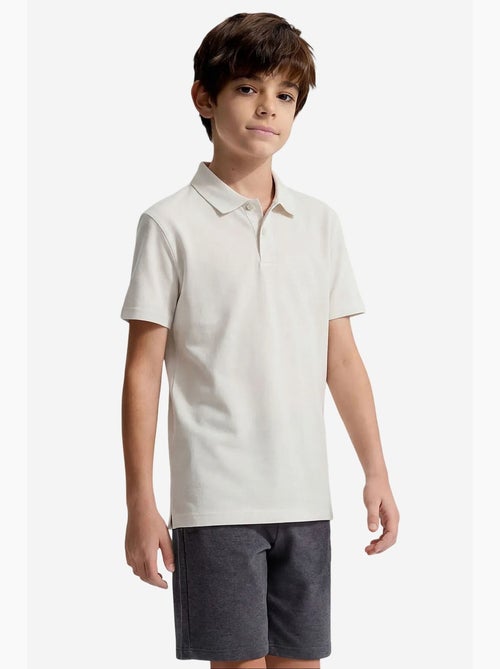 T-shirt em mistura de algodão tommy - Kiabi