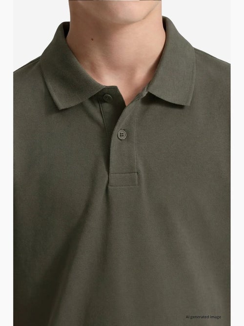 T-shirt em mistura de algodão tommy - Kiabi