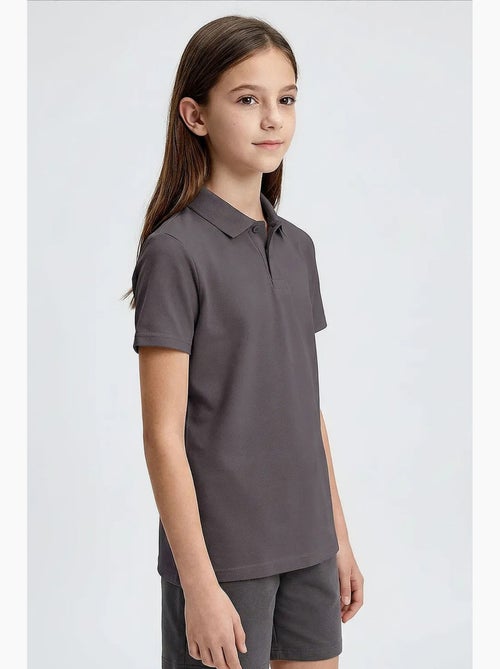 T-shirt em mistura de algodão tommy - Kiabi