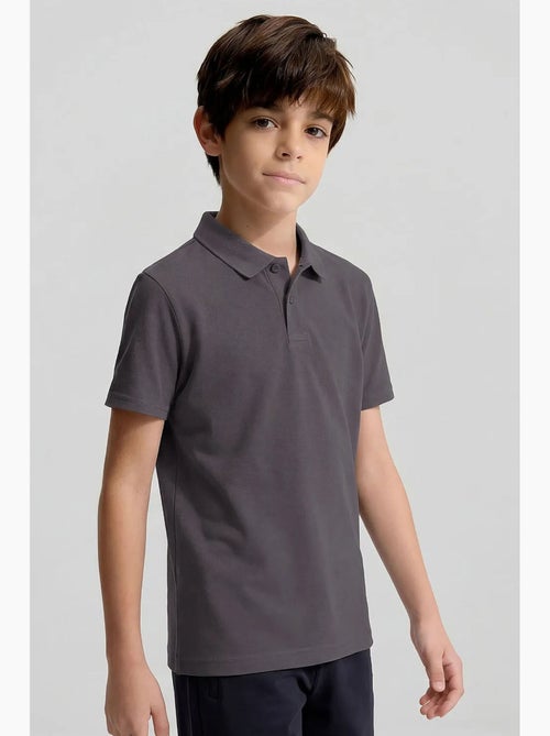 T-shirt em mistura de algodão tommy - Kiabi