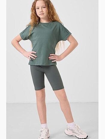 T-shirt em mistura de algodão tommy