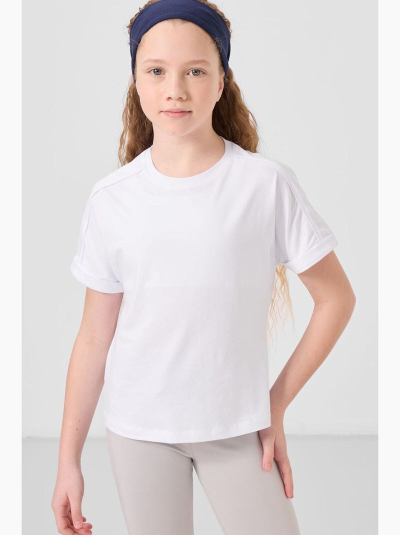 T-shirt em mistura de algodão tommy Multicolorido - Kiabi