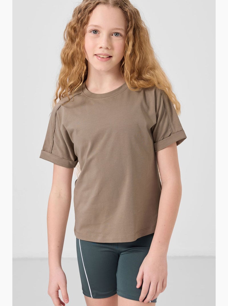 T-shirt em mistura de algodão tommy Multicolorido - Kiabi