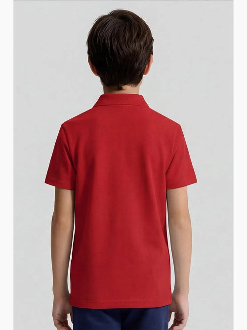 T-shirt em mistura de algodão tommy - Kiabi