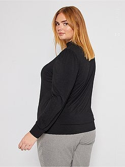 T-shirt em modal com mangas em balão - Kiabi