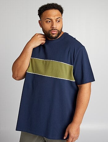T-shirts de gola redonda de homem plus size - tamanho 7XL - Kiabi