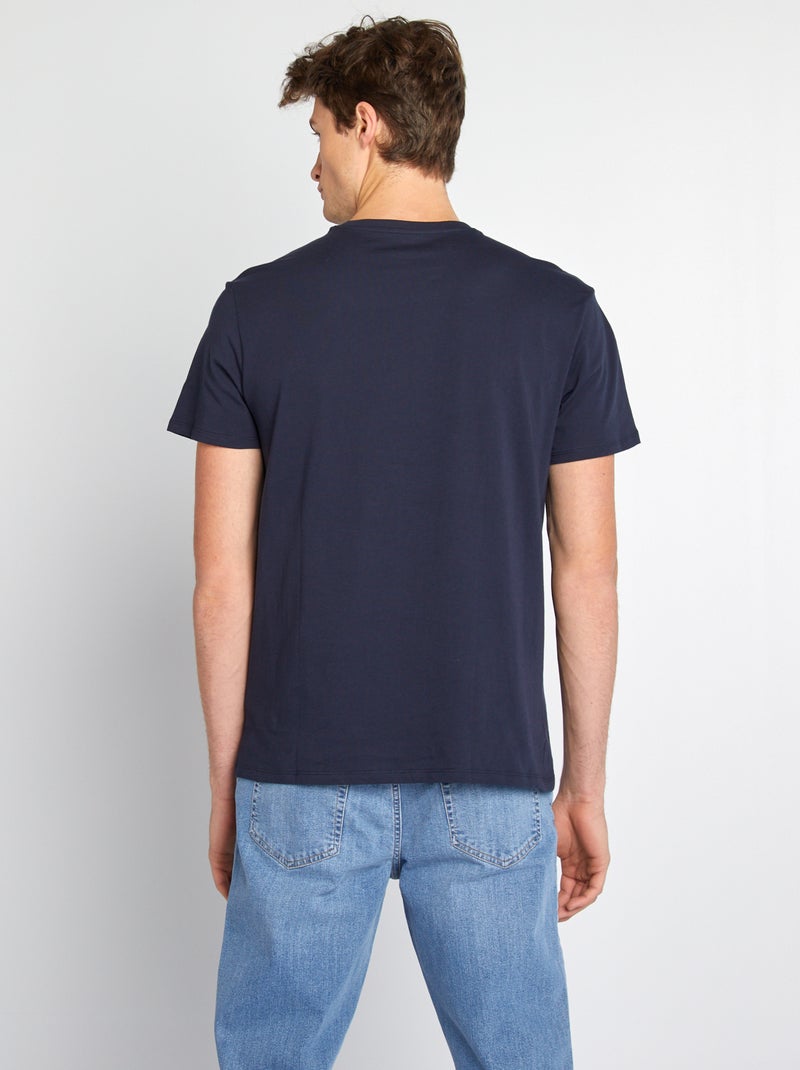 T-shirt em puro algodão +1,90 m AZUL - Kiabi