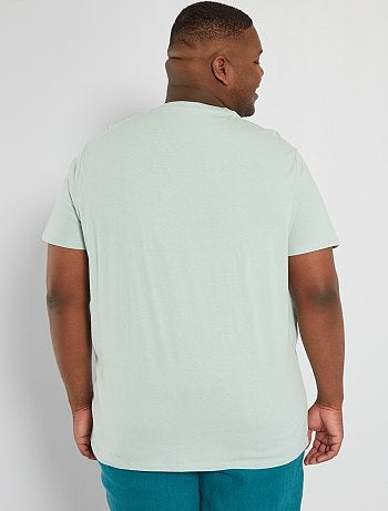 T-shirt em puro algodão