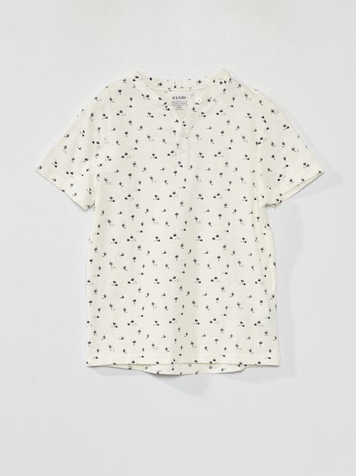 T-shirt em puro algodão - Kiabi