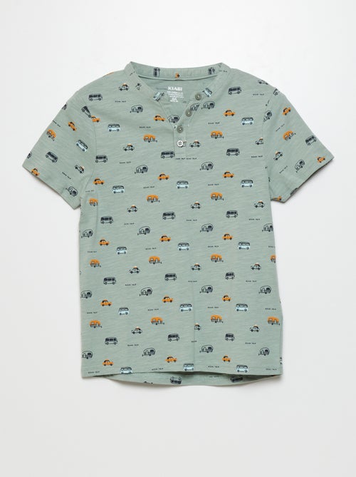 T-shirt em puro algodão - Kiabi