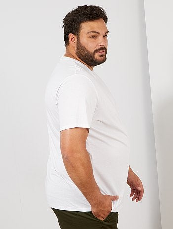 T-shirt em puro algodão