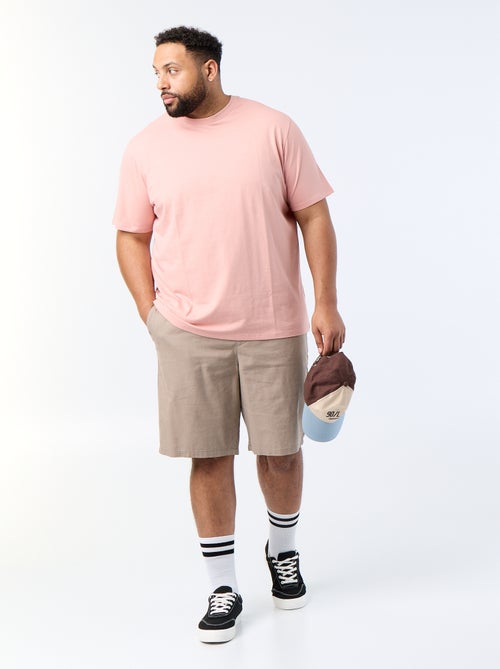 T-shirt em puro algodão - Kiabi