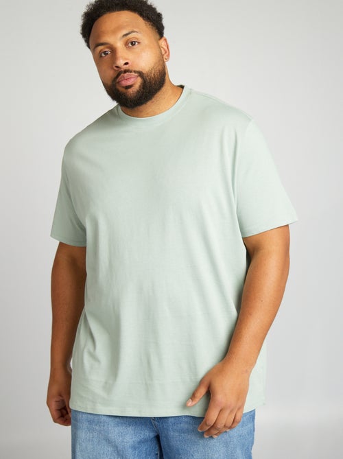 T-shirt em puro algodão - Kiabi