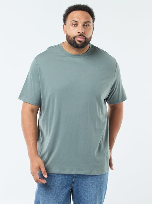 T-shirt em puro algodão - Kiabi